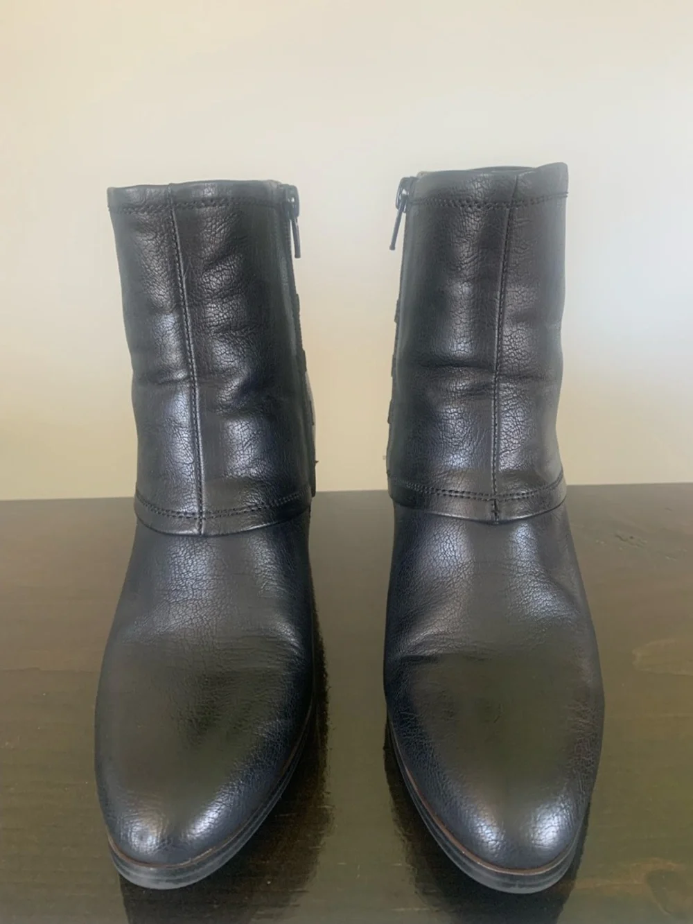 BareTraps Black Kacey Ankle Booties with decorative Side Buckle - Picture 6 of 13